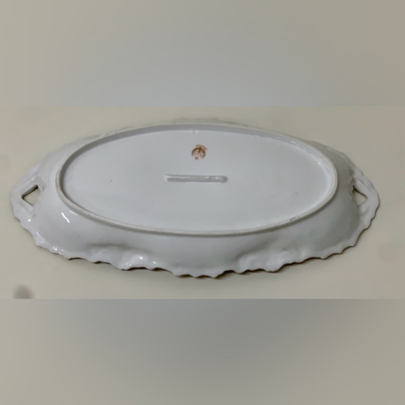 19th Century Antique German R S Prussia Oblong Ornate Relish Tray Plate - Picture 8 of 16
